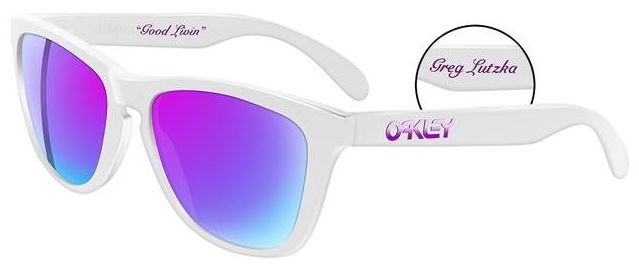 Collectors Frogskins in Matte White / Prizm Snow Argon Iridium