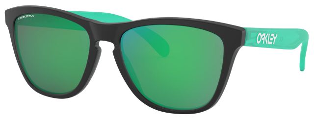 Collectors Frogskins (AF) in Matte Black Green / Prizm Jade Iridium