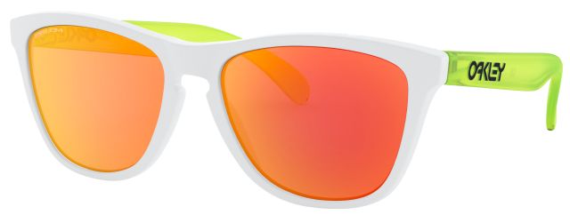 Collectors Frogskins (AF) in Matte White-Uranium / Prizm Ruby Iridium