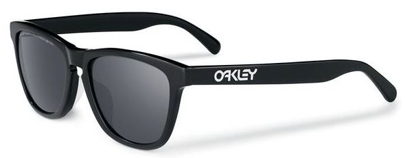 Collectors Frogskins (AF) in Polished Black / Black Iridium Polarized