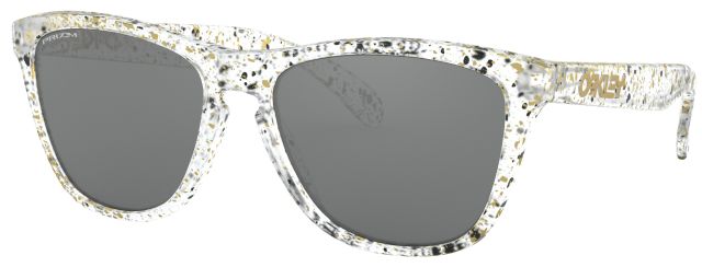 Collectors Frogskins (AF) in Splatter Clear / Prizm Black Iridium