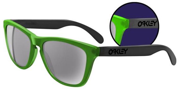 Collectors Frogskins in Blacklight Green - Black / Grey