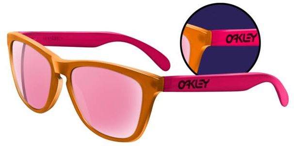 Collectors Frogskins in Blacklight Orange - Pink / Pink Iridium
