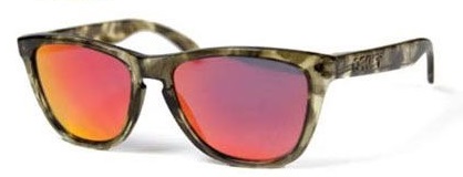 Collectors Frogskins in Blonde Tortoise / +Red Iridium