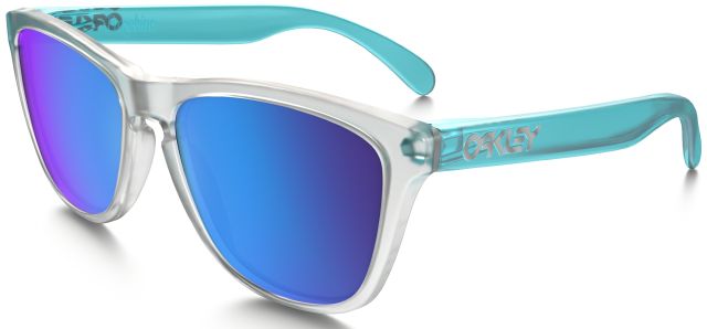 Collectors Frogskins (AF) in Matte Clear-Matte Translucent Blue / Sapphire Iridium