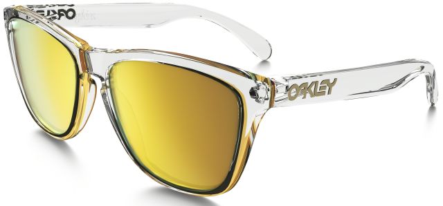 Collectors Frogskins in Polished Clear / 24K Gold Iridium