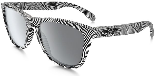 Collectors Frogskins in Fingerprint Polished White / Black Iridium