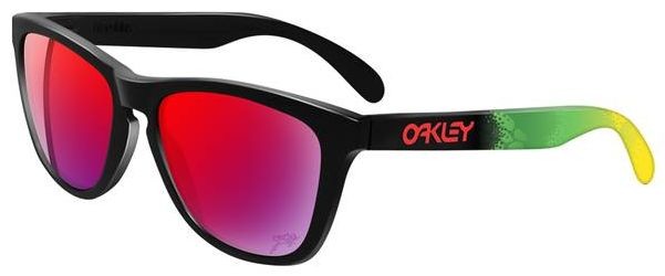 Collectors Frogskins in Polished Black / +Red Iridium