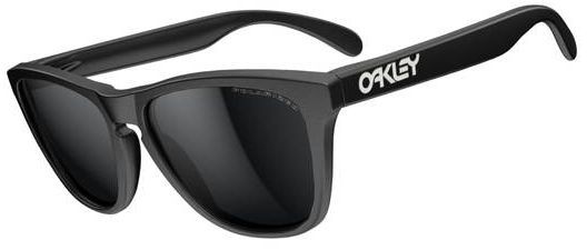 Collectors Frogskins in Matte Black / Black Iridium Polarized