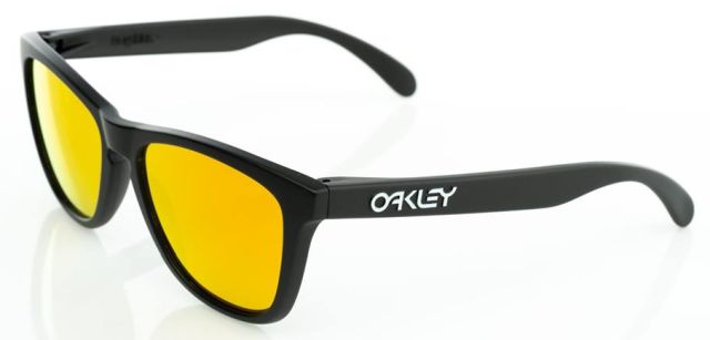Collectors Frogskins in Matte Black / Fire Iridium