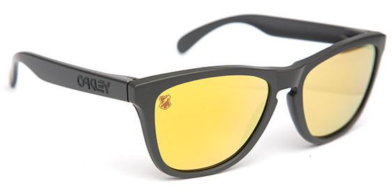 Collectors Frogskins in Matte Charcoal / 24K Gold Iridium