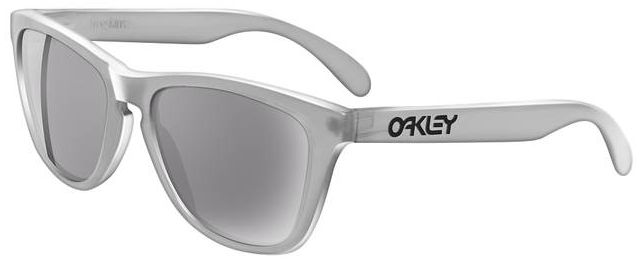 Collectors Frogskins in Matte White / Prizm Snow Torch Iridium