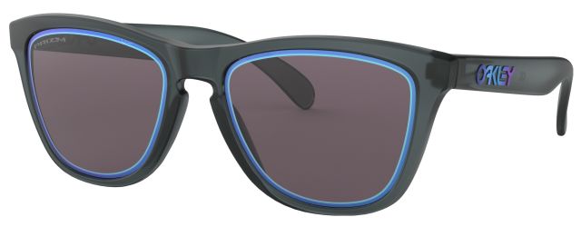 Collectors Frogskins in Matte Crystal Black w/Sapphire Alt Iridium / Prizm Grey