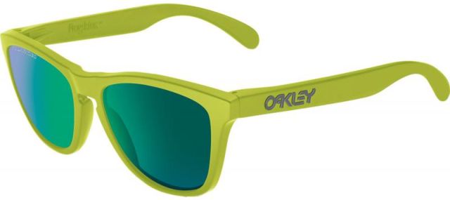 Collectors Frogskins in Matte Fern / Jade Iridium Polarized