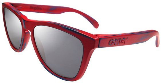 Collectors Frogskins in Matte Red-Skate Deck / Grey