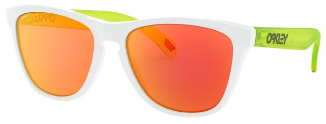 Collectors Frogskins in Matte White-Uranium / Prizm Ruby Iridium