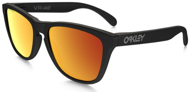 Collectors Frogskins in Metallic Black / Ruby Iridium Polarized