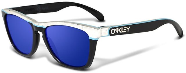Petterson Frogskins in 20/50 - Black / White / Ice Iridium