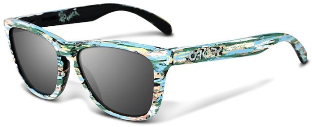 Petterson Frogskins in 42/50 - Blue / Green Paint / Black Iridium
