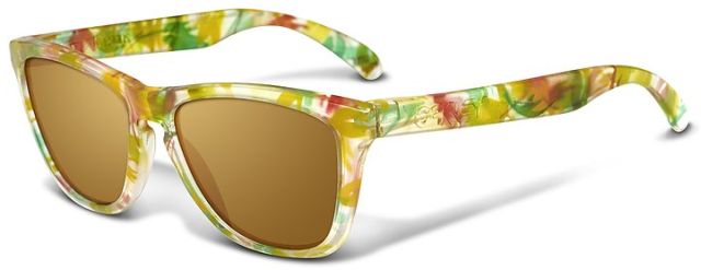 Petterson Frogskins in 37/50 - Clear w/ Leaves / Gold Iridium