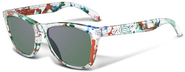 Petterson Frogskins in 40/50 - Clear w/ Paint / Emerald Iridium
