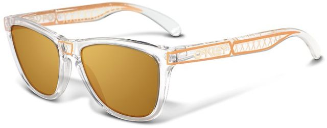 Petterson Frogskins in 27/50 - Clear w/ Pinstripes / Gold Iridium
