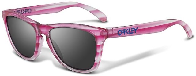 Petterson Frogskins in 34/50 - Clear Pink Fade / Black Iridium