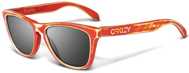 Petterson Frogskins in 08/50 - Weathered Red / Orange / Black Iridium