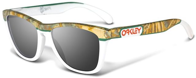 Petterson Frogskins in 22/50 - White w/ Tan Marble / Black Iridium
