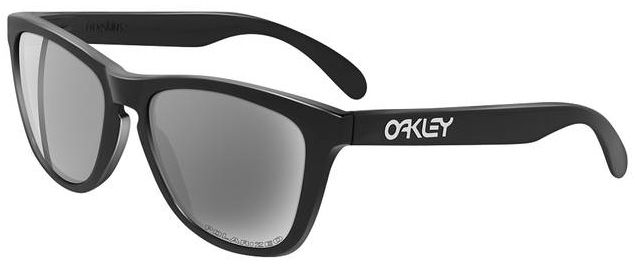 Collectors Frogskins in Polished Black / Grey Polarized