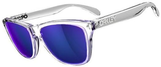Collectors Frogskins in Polished Clear / Violet Iridium