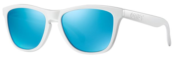 Collectors Frogskins in Polished White / Sapphire Iridium