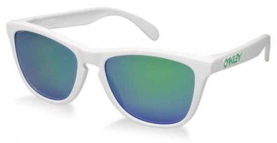 Collectors Frogskins in Polished White / Jade Iridium Polarized
