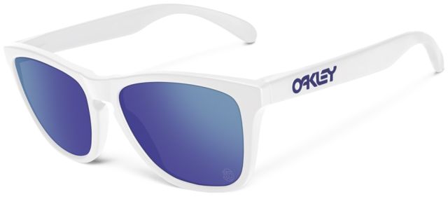 Collectors Frogskins in Polished White / Violet Iridium