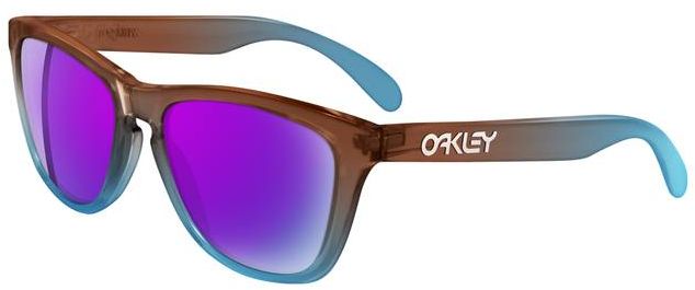 Collectors Frogskins in Rootbeer/Cyan Fade / Blue Iridium