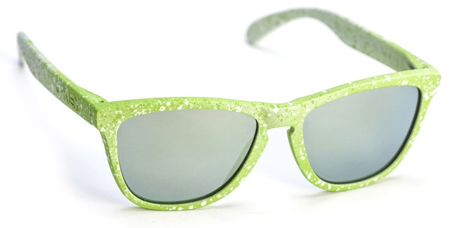 Collectors Frogskins in Lime/White Splatter / Emerald Iridium