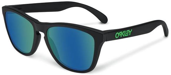 Collectors Frogskins in Soft Touch Black / Jade Iridium