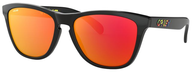 Collectors Frogskins in Polished Black / Prizm Ruby Iridium