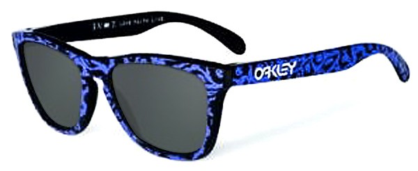 Collectors Frogskins in VanNess Wu Print / Black Iridium