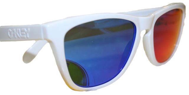 Collectors Frogskins in Matte Redline / Prizm Snow Torch Iridium