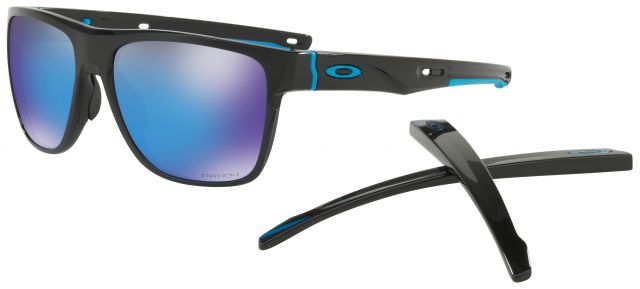 Crossrange XL in Polished Black / Prizm Sapphire Iridium