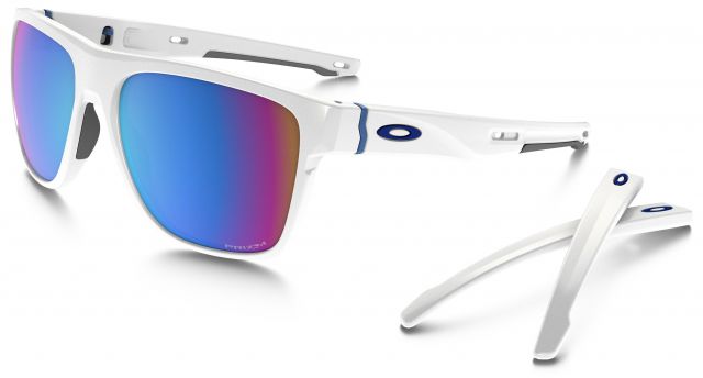 Crossrange XL in Polished White / Prizm Snow Sapphire Iridium