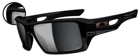 Eye Patch 2 in Polished Black / Black Iridium Polarized