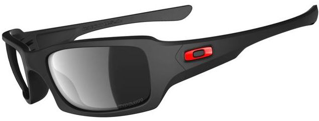 Fives Squared in Matte Black / Black Iridium Polarized