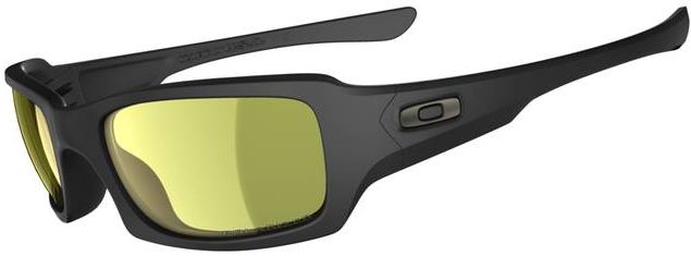 Fives Squared in Matte Black / Amber Polarized