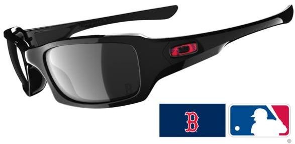 Fives Squared in Polished Black - Red Sox / Black Iridium