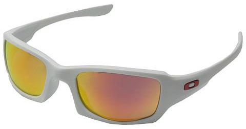 Fives Squared in Polished White / Ruby Iridium
