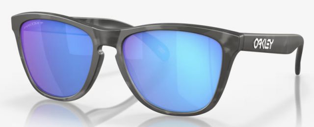 Collectors Frogskins (AF) in Matte Black Tortoise / Prizm Sapphire Polarized