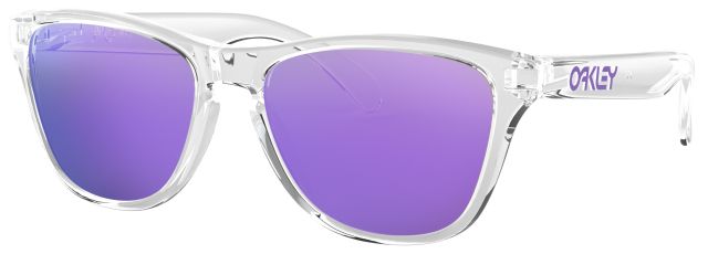 Frogskins XS in Polished Clear / Violet Iridium