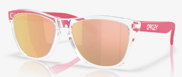 Collectors Frogskins (AF) in Clear / Prizm Rose Gold Polarized